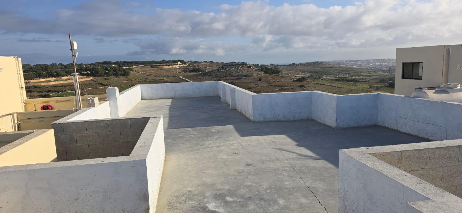 Roof waterproofing and power flaunt finish, Malta
