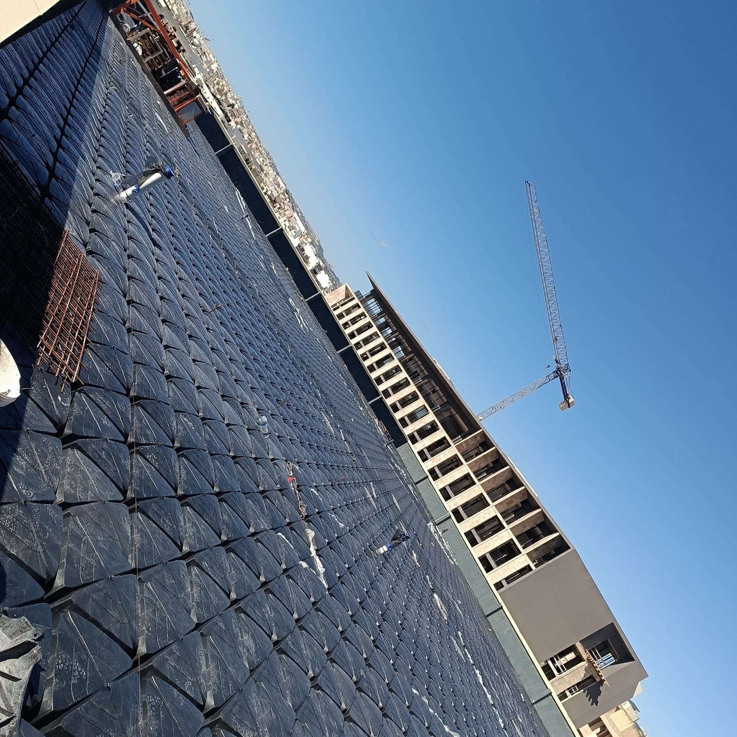 Expanded clay and aerated concrete block work, Malta